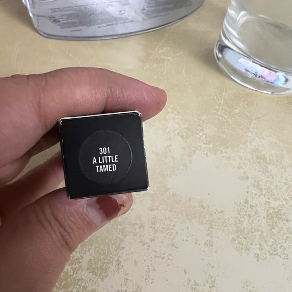 Mac Powder Kiss lipstick. Shade - A Little Tamed - Picture 4 of 5